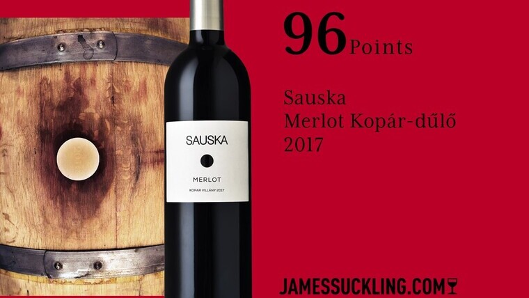 A Sauska Merlot Kopár 2017 a világ 100 legjobb ár-érték arányú borainak listáján