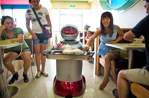 Jól működik a kínai robotétterem